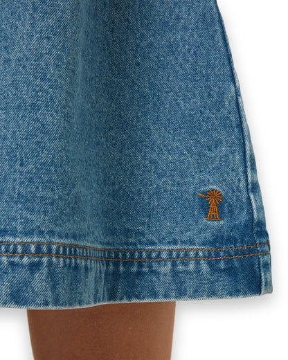 Pilbara Womens Josie Short Sleeve Denim Dress