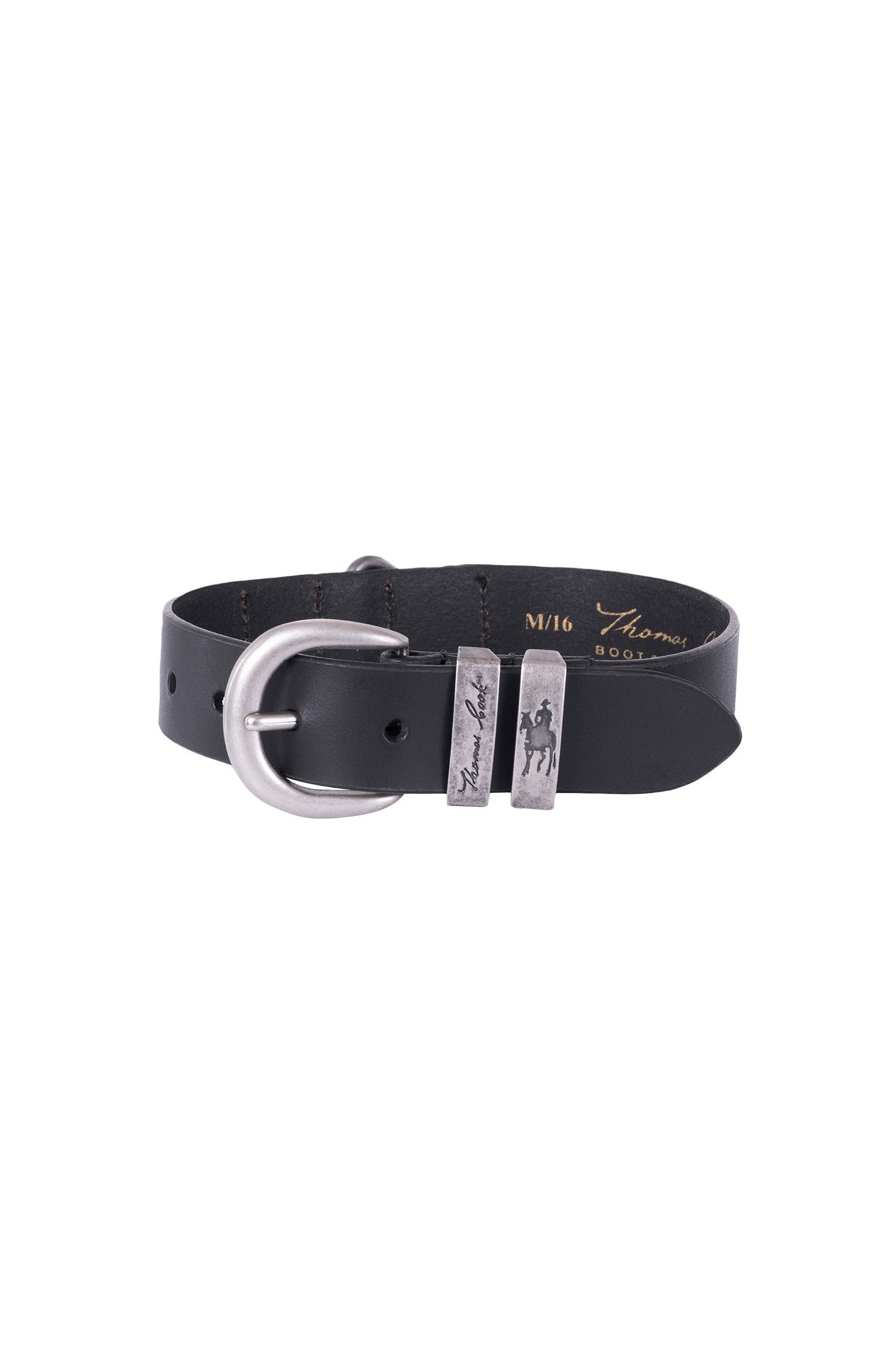 THOMAS COOK TWIN KEEPER LEATHER DOG COLLAR