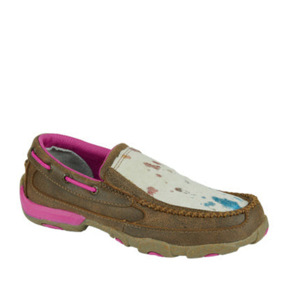 TWISTED X CHILDS RAINBOW HAIR SLIP ON MOCS