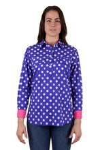 Load image into Gallery viewer, Hard Slog Womens Annette Half Placket Long Sleeve Shirt