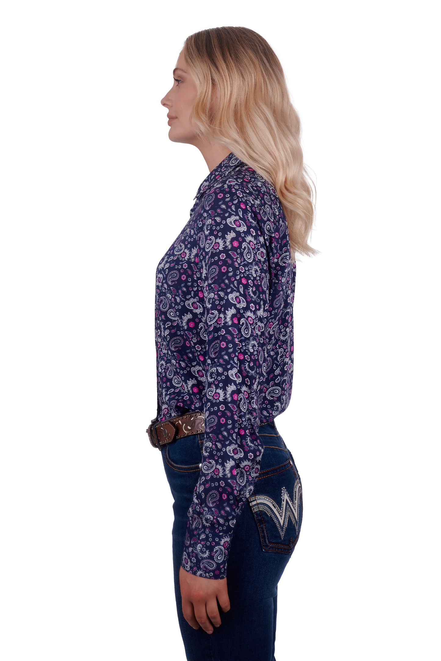 Wrangler Womens Womens Beth Long Sleeve Shirt
