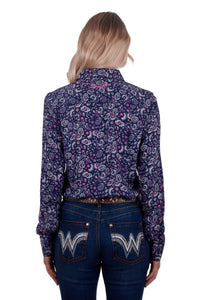 Wrangler Womens Womens Beth Long Sleeve Shirt