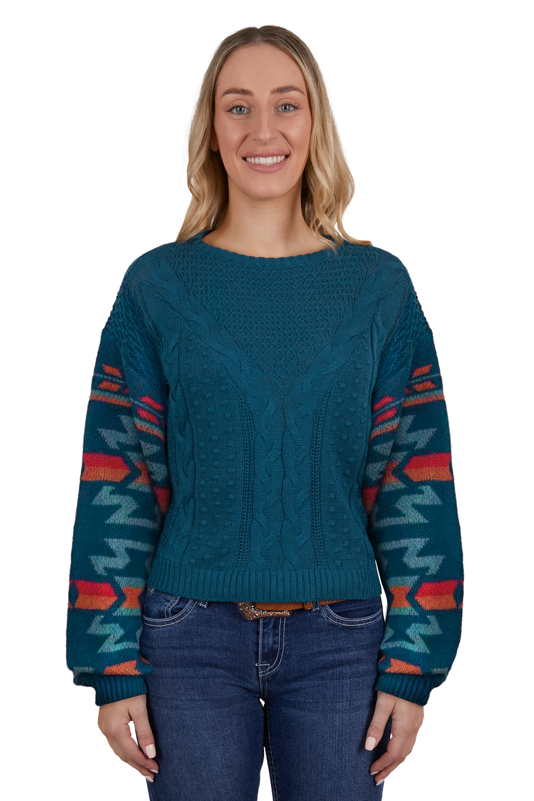 Pure Western Womens Mora Knitted Pullover