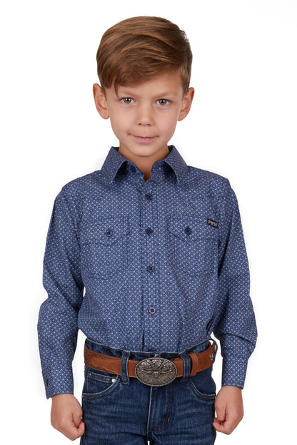 Pure Western Boys Melville Long Sleeve Shirt
