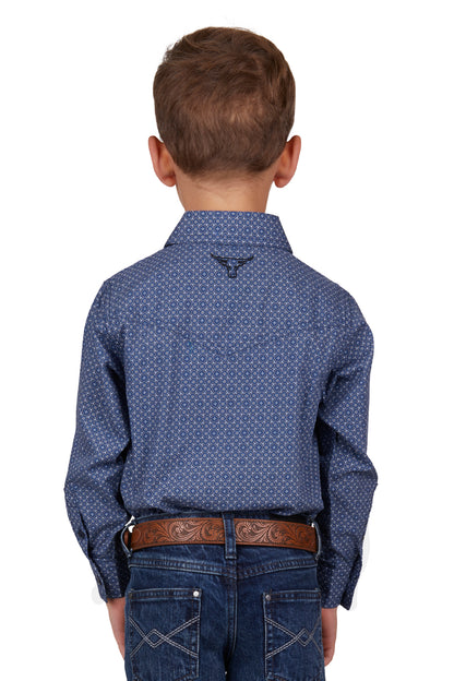 Pure Western Boys Melville Long Sleeve Shirt