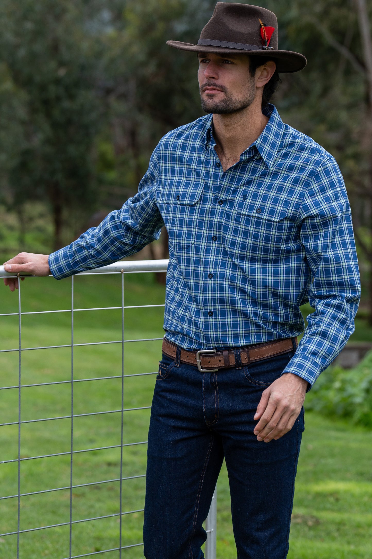 Thomas Cook Mens Wade 1 Pocket Long Sleeve Shirt