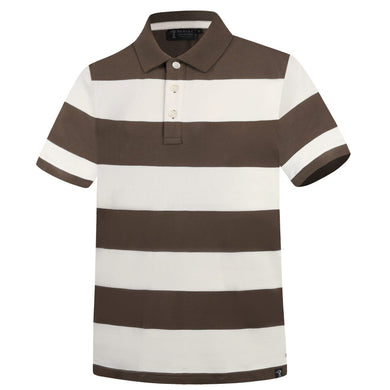 Pilbara Mens Yarn Dyed Striped Pocket Polo