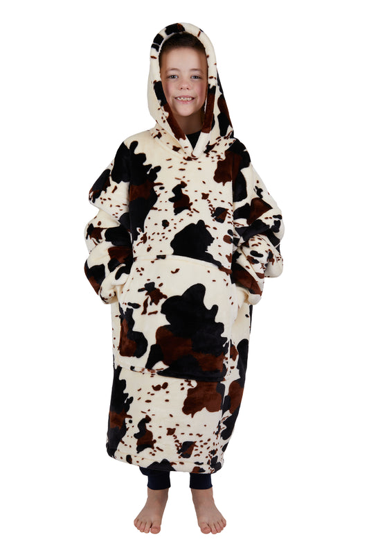 Pure Western Kids Cow Snuggle Hoodie
