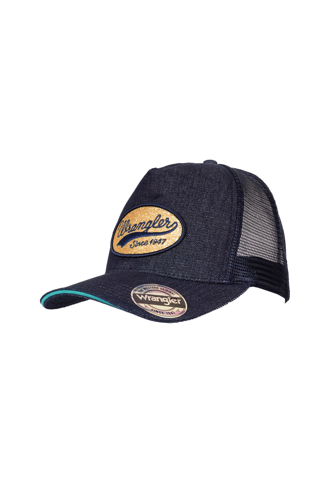 Wrangler Nat High Profile Ponytail Trucker Cap