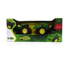 Load image into Gallery viewer, John Deere Monster Treads Two Pack Toy Vehicles