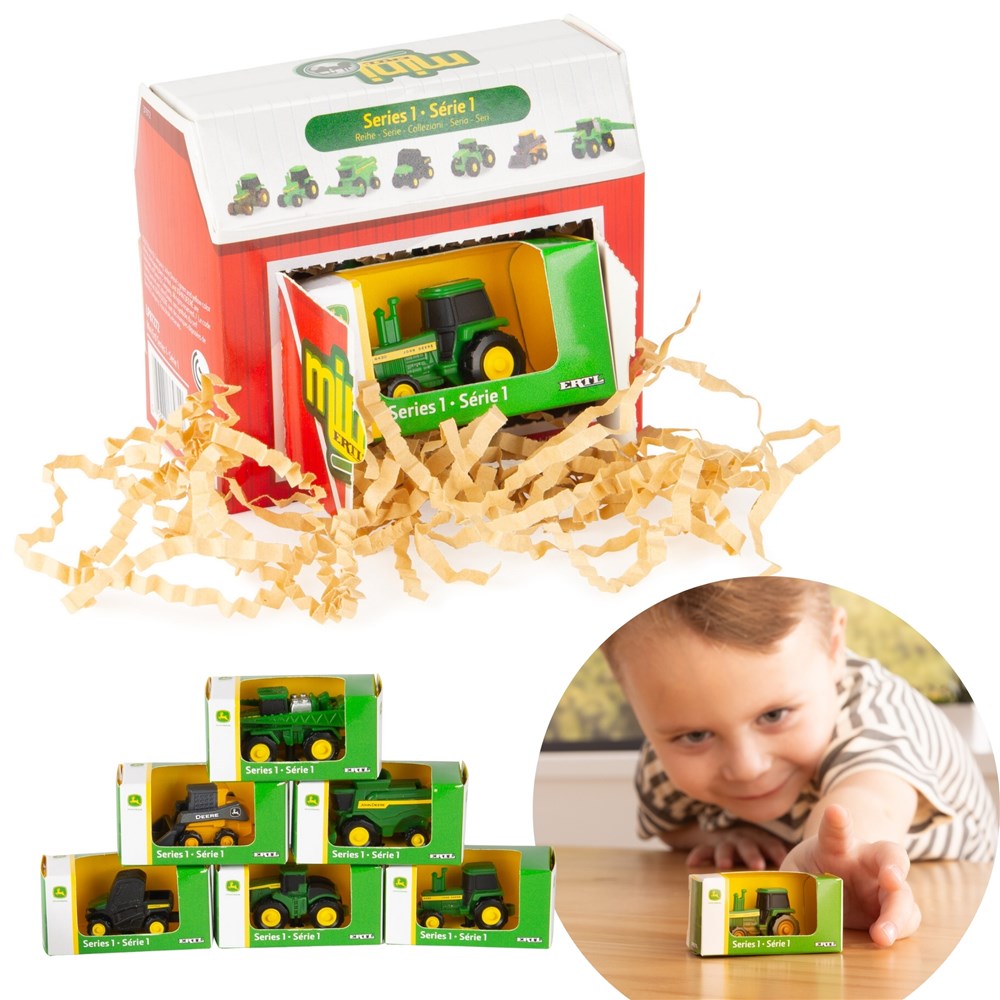John Deere Replica Mini Toy Vehicles Series 1 Assorted