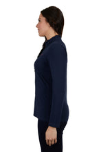 Load image into Gallery viewer, Thomas Cook Womens Frill Neck Long Sleeve Polo