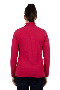 Thomas Cook Womens Frill Neck Long Sleeve Polo