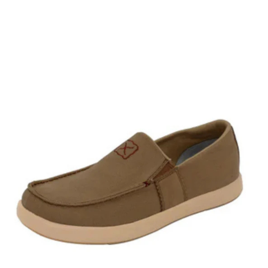 Twisted X Mens Canvas Slip On Moc