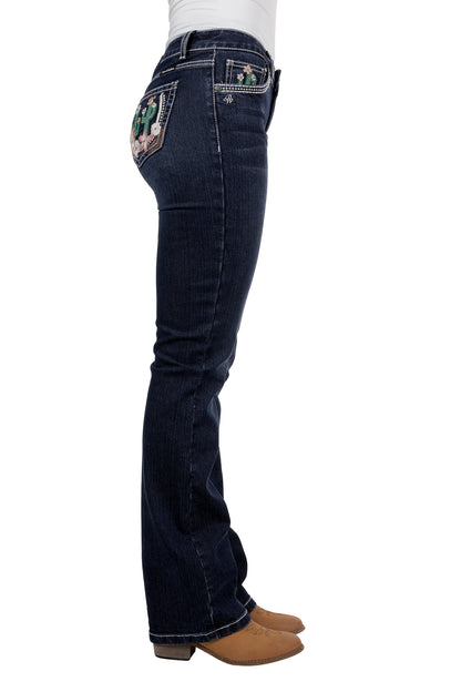 Pure Western Womens Zoe Bootcut Jeans 34 Inch Leg