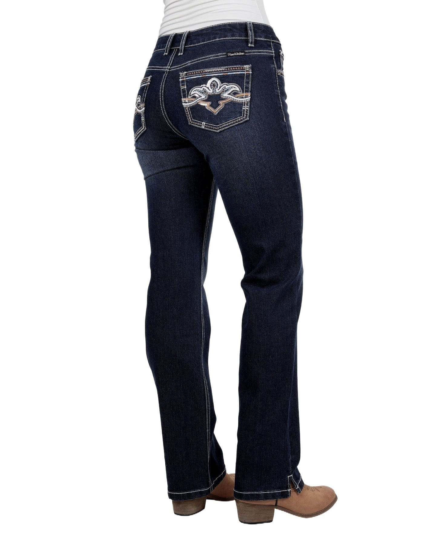 Pure Western Womens Mia Straight Leg Jean 32 Inch Leg – Millmerran ...