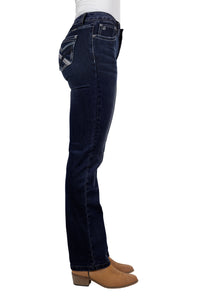 Pure Western Womens Kim Hi Rise Bootcut Jean 34 Inch Leg