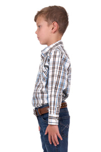 Pure Western Boys Evan Long Sleeve Shirt