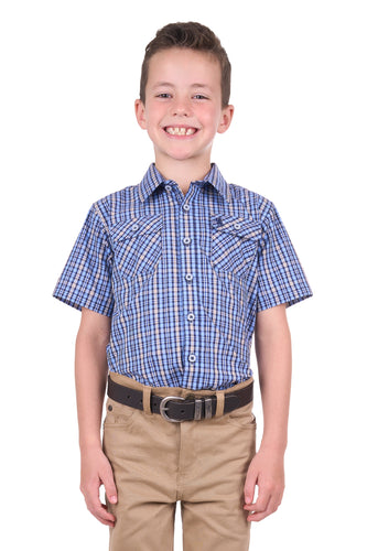 Thomas Cook Boys Gus 2 Pocket Short Sleeve Shirt