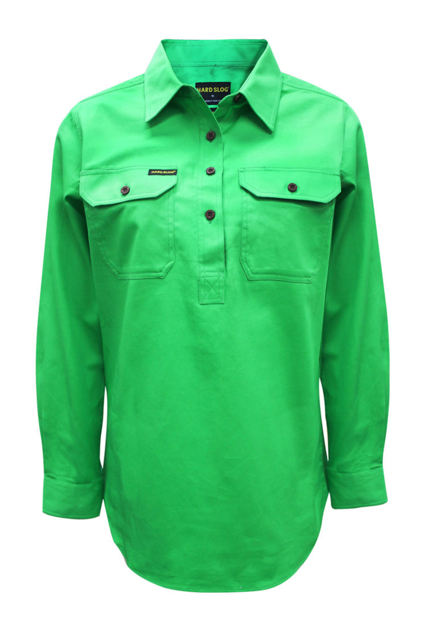 Hard Slog Womens Half Placket Light Cotton Country Work Shirt