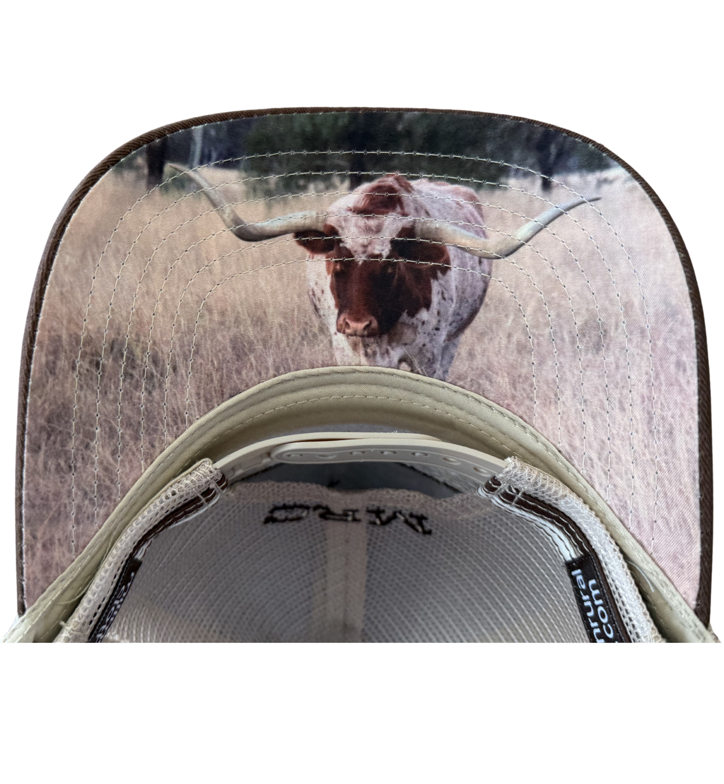 MRC Trucker Cap Brown Longhorn
