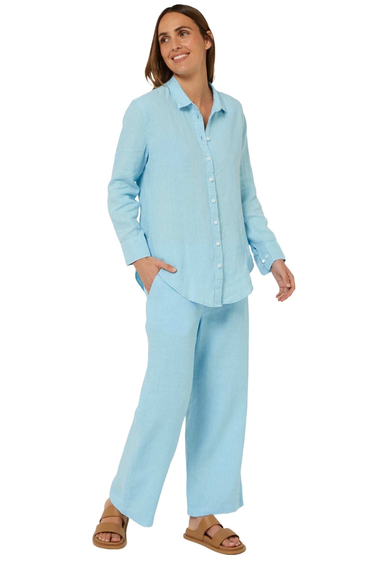 Pilbara Womens Florence Classic Linen Shirt
