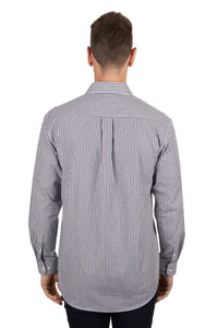 Hard Slog Mens Cane Half Placket Long Sleeve Shirt