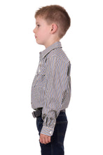 Load image into Gallery viewer, Hard Slog Kids Cane Half Placket Long Sleeve Country Shirt