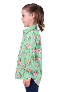 Hard Slog Kids Candy Half Placket Long Sleeve Country Shirt