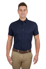 Load image into Gallery viewer, Thomas Cook Mens Linen Tailored Short Sleeve Shirt