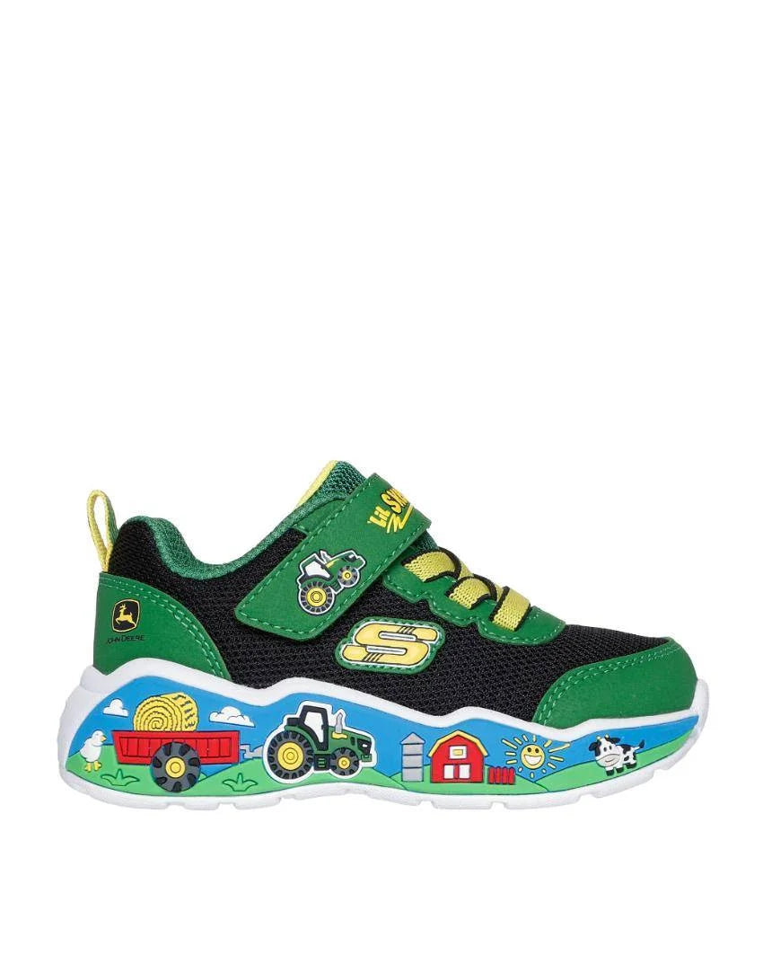 Skechers Toddler John Deere Play Scene - Barn Squad Buddies Shoes