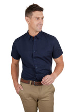 Load image into Gallery viewer, Thomas Cook Mens Linen Tailored Short Sleeve Shirt