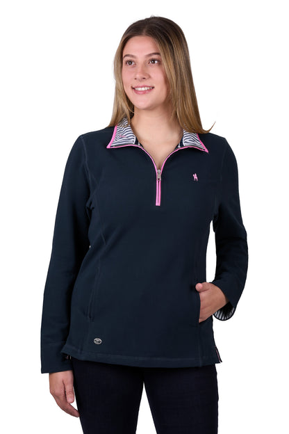 Thomas Cook Womens Charlie Classic 1/4 Zip Rugby Jersey