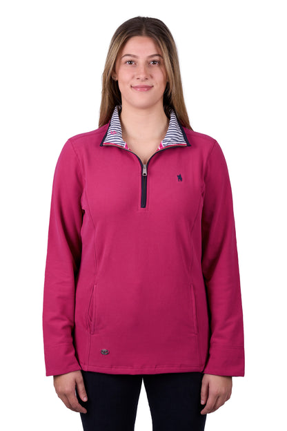 Thomas Cook Womens Charlie Classic 1/4 Zip Rugby Jersey