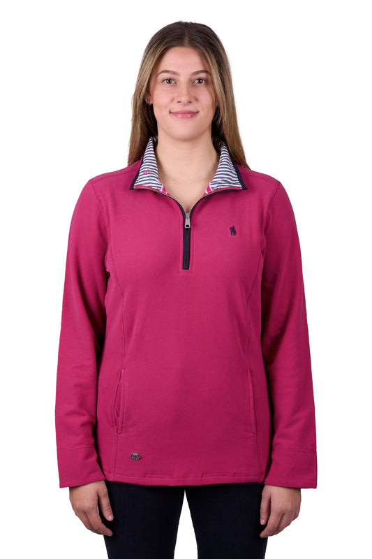 Thomas Cook Womens Charlie Classic 1/4 Zip Rugby Jersey