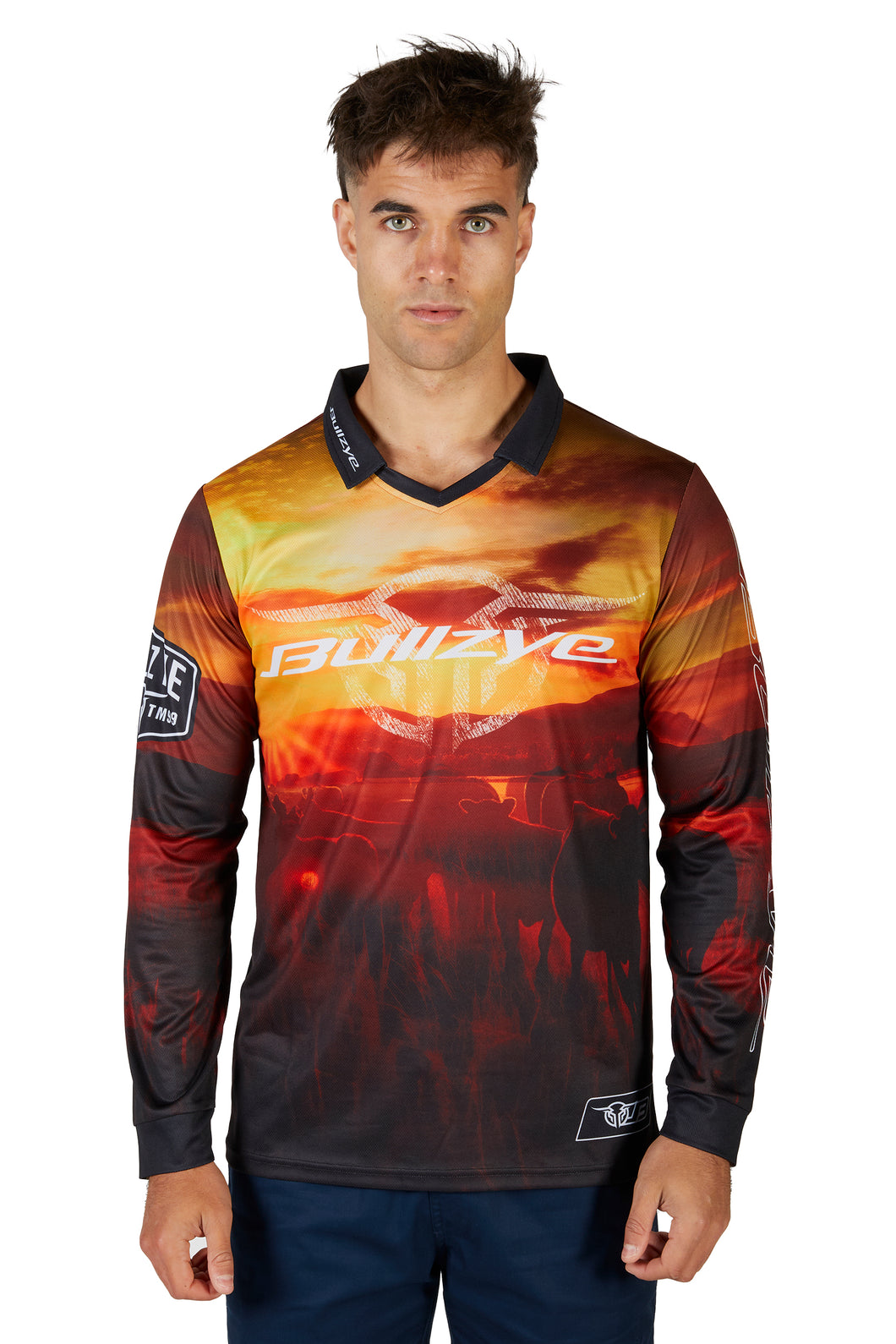 Bullzye Mens Cam Fishing Shirt