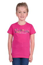 Load image into Gallery viewer, Bullzye Girls Flora Short Sleeve Tee