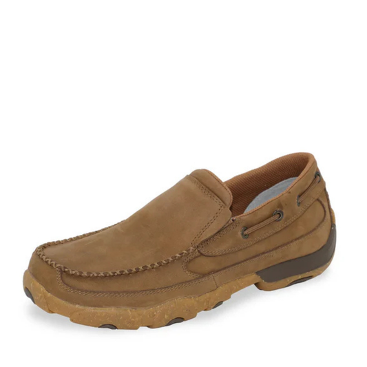 Twisted X Mens Driving Moc Boat Slip On Shoe