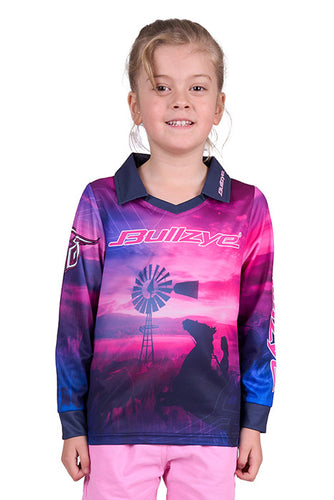 Bullzye Girls Horizon Fishing Shirt