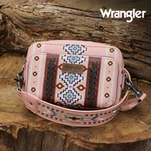 Load image into Gallery viewer, Wrangler Southwestern Crossbody Wallet Bag