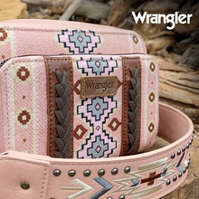 Load image into Gallery viewer, Wrangler Southwestern Crossbody Wallet Bag