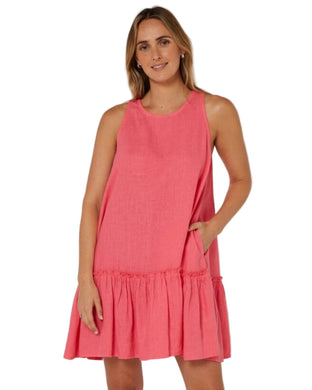 Pilbara Womens Emma Linen Sun Dress