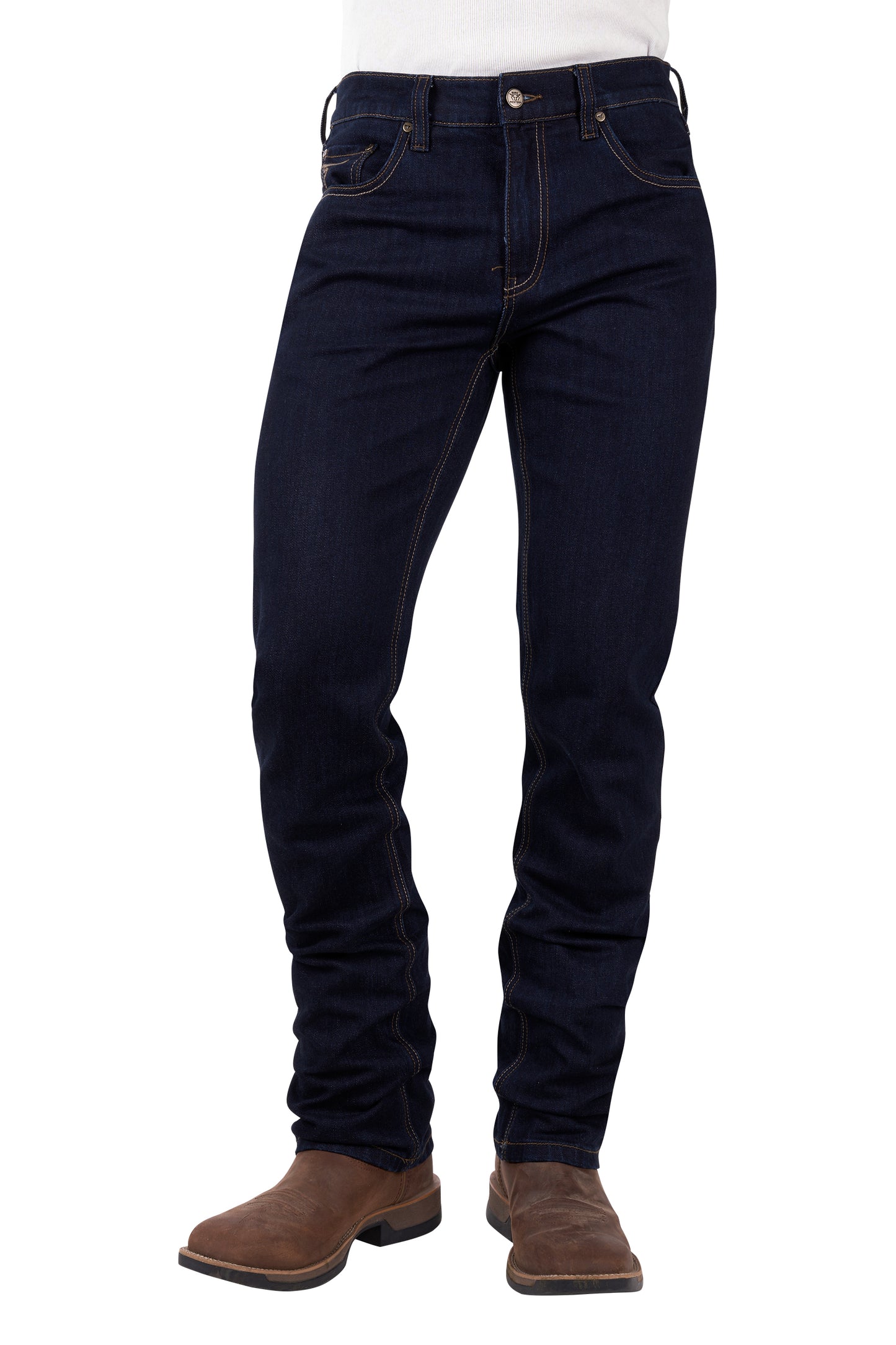 Pure Western Mens Hawkins Straight Jeans 34 Inch Leg