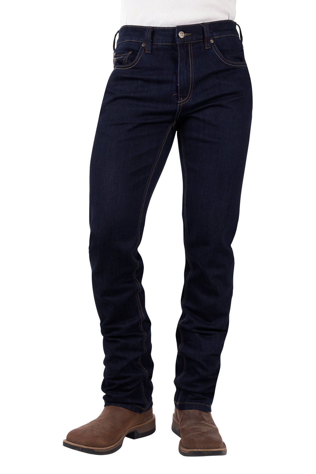 Pure Western Mens Hawkins Straight Jeans 34 Inch Leg