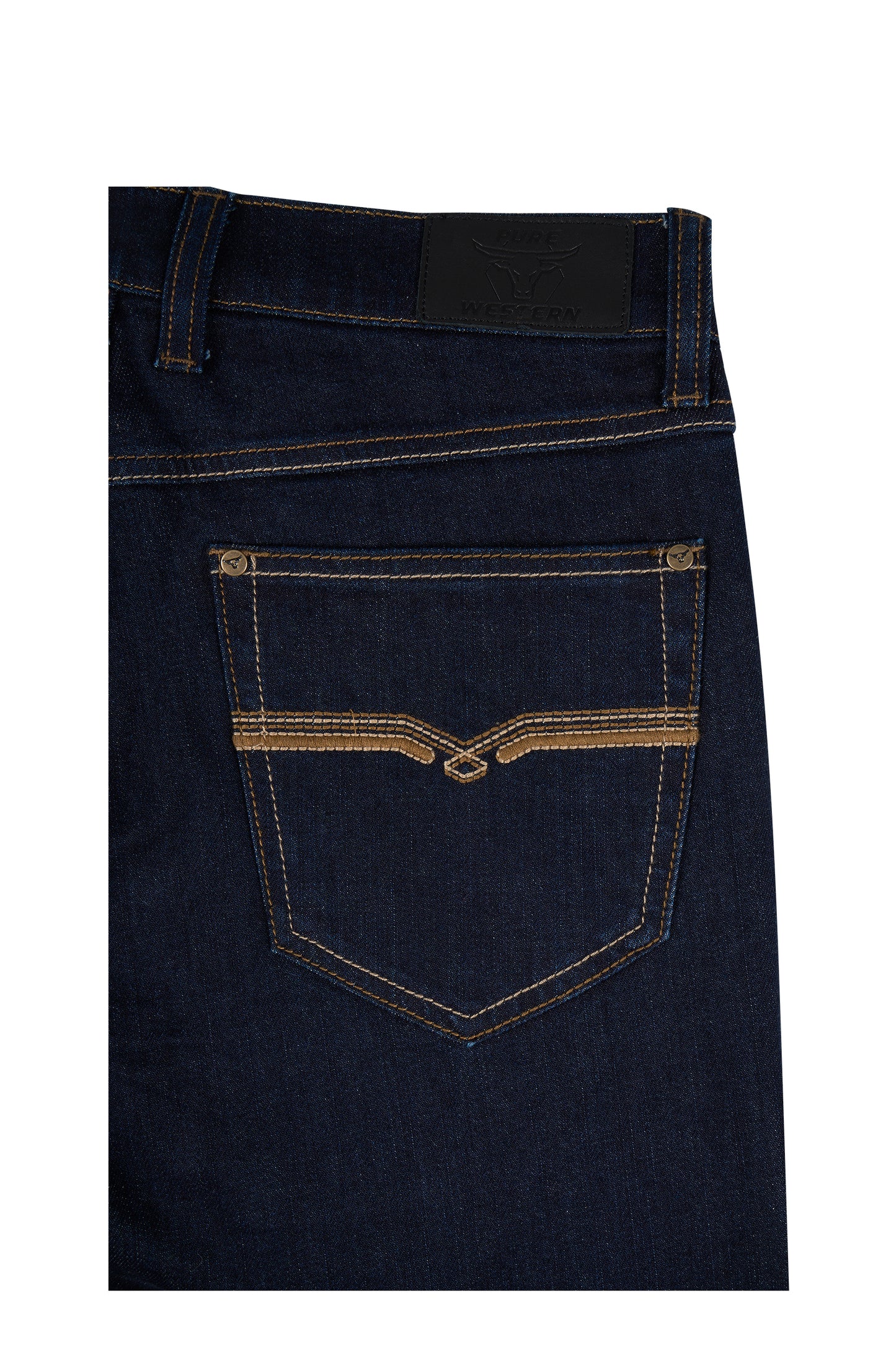 Pure Western Mens Hawkins Straight Jeans 34 Inch Leg