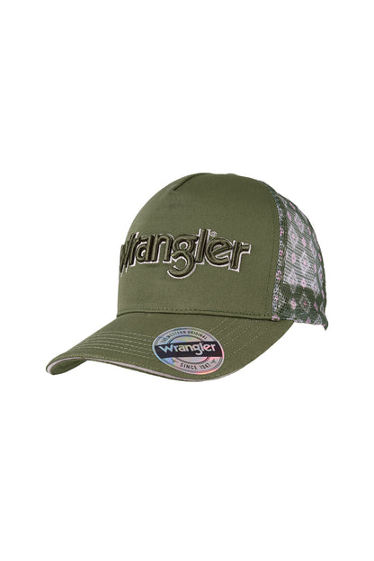 Wrangler Petra High Profile Ponytail Trucker Cap