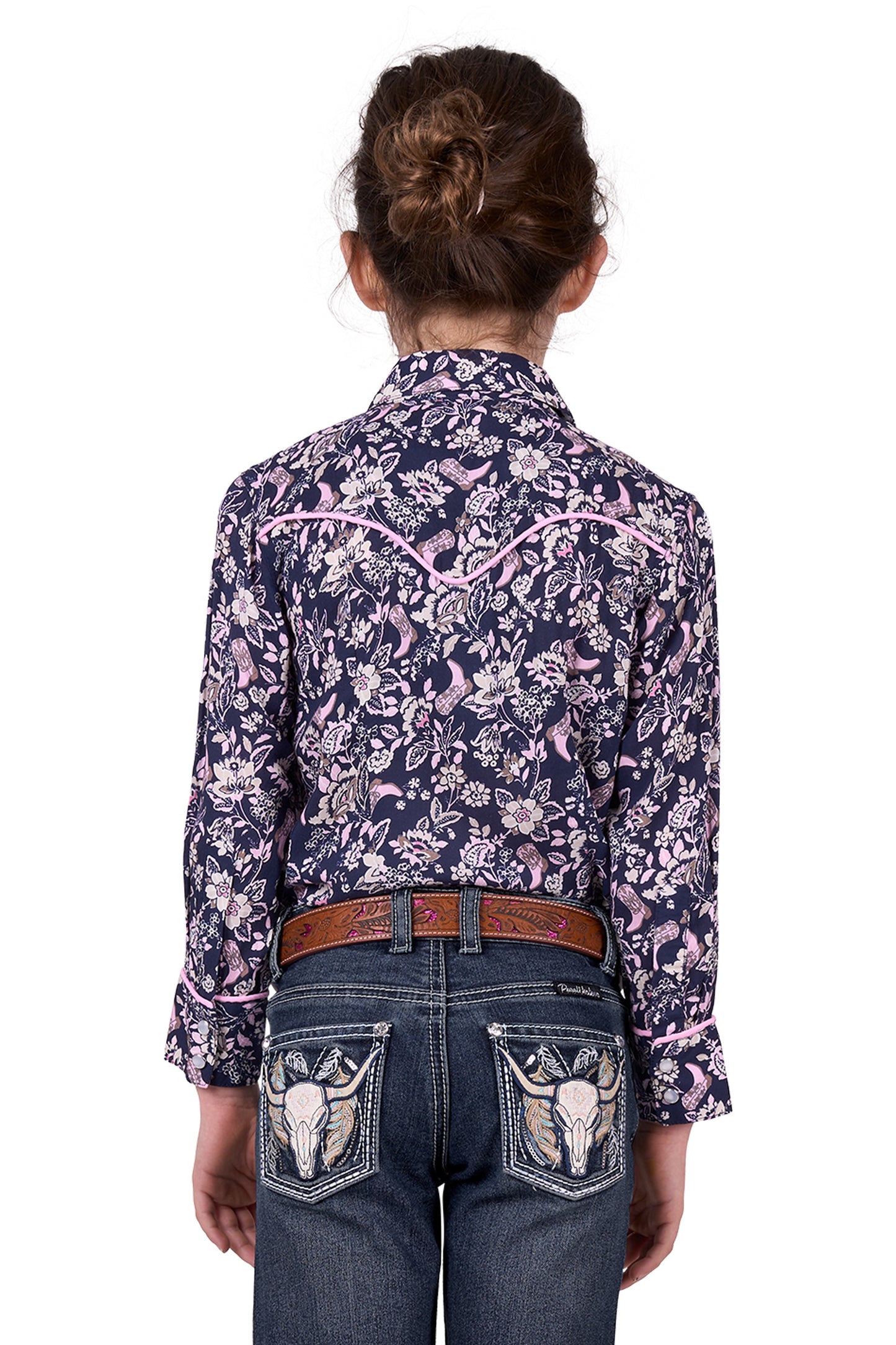 Pure Western Girls Hannah Long Sleeve Shirt