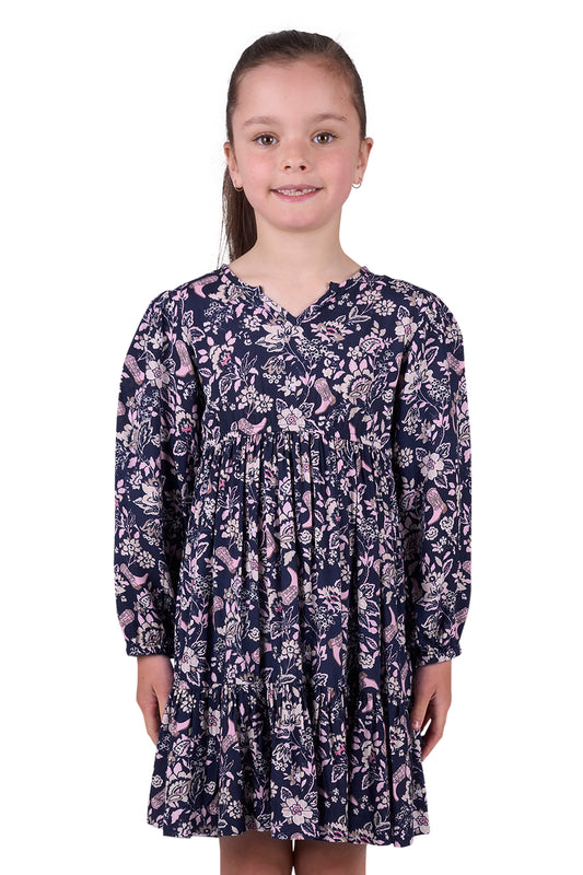 Pure Western Girls Gretel Long Sleeve Dress