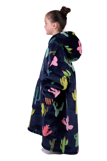 Pure Western Kids Cactus Snuggle Hoodie