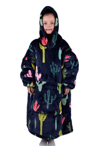 Pure Western Kids Cactus Snuggle Hoodie